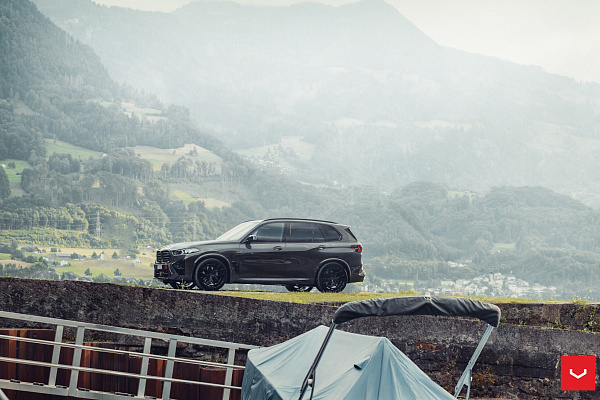 Фото дисков Vossen HFX-1 (5-Lug) Черный сатин на BMW X5/X5 M (G05/G18/F95)