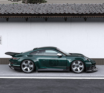 Фото дисков Brixton Forged TR06 на Porsche 911 VIII