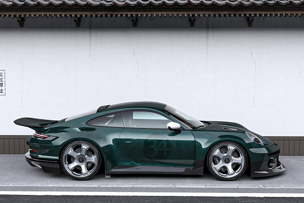 Фото дисков Brixton Forged TR06 Серебро на Porsche 911 VIII