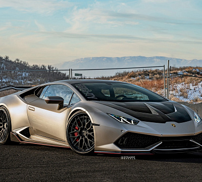 Фото дисков Strasse Wheels SV10M Deep Concave FS на Lamborghini Huracan