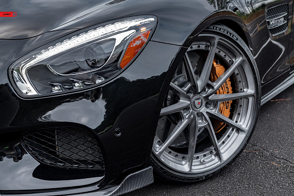Фото дисков Anrky AN28 Глянцевый тонированный лак на Mercedes-Benz AMG GT I