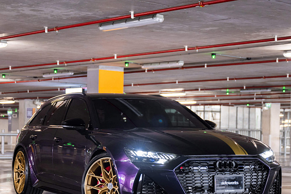 Фото дисков HRE FF10 Сатиновое золото на Audi A/RS 6 (C8)