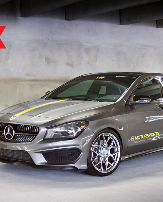 Фото дисков FF01 Серебро на Mercedes-Benz CLA (C117, X117)
