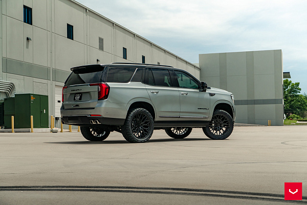 Фото дисков Vossen HF6-3 Черный сатин на GMC Yukon V