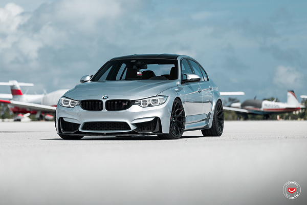 Фото дисков Vossen S17-01 Черный сатин на BMW 3/M3 (F3x/F80)
