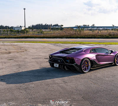Фото дисков Anrky S3-X0 на Lamborghini Aventador