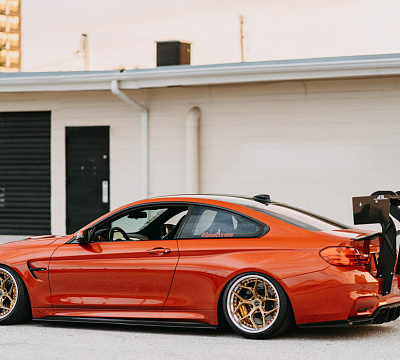 Фото дисков Brixton Forged PF5 на BMW 4/M4 (F32/F82)