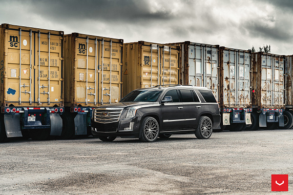 Фото дисков Vossen HF6-3 Алмазная проточка на Cadillac Escalade IV