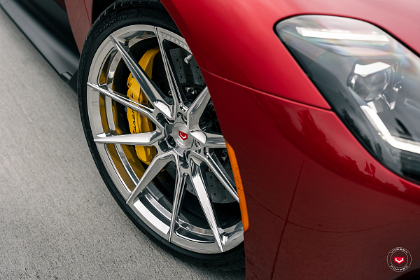 Фото дисков Vossen EVO-2 Полированный лак на Maserati MC20