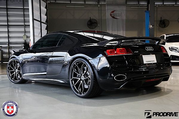 Фото дисков HRE P201 Алмазная проточка на Audi R8 (Typ 42)
