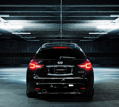 Фото дисков Vossen CV3 на Infiniti FX II