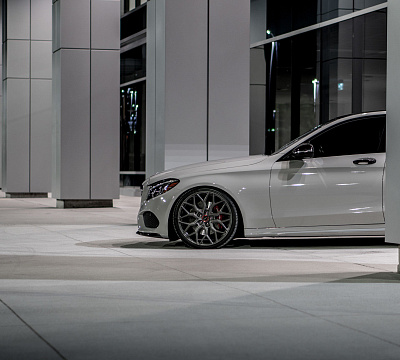 Фото дисков Vossen HF-2 на Mercedes-Benz C-Class (W205)