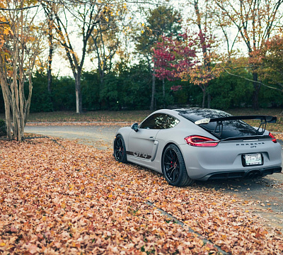 Фото дисков Brixton Forged R11-R на Porsche Cayman II