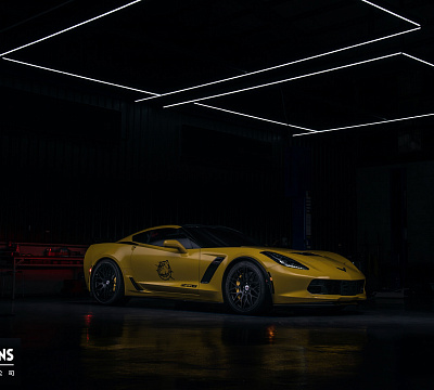 Фото дисков HRE 300M на Chevrolet Corvette C7