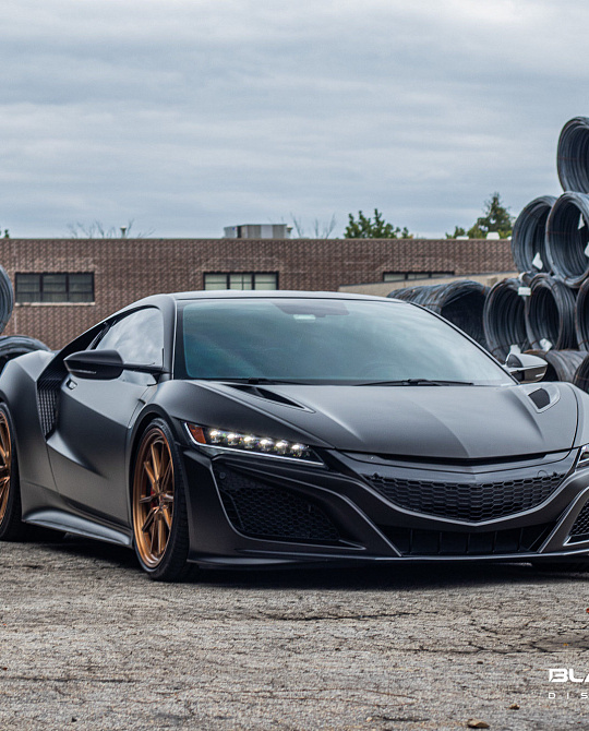 Фото дисков ML-X2 Глянцевая темная медь на Acura NSX II