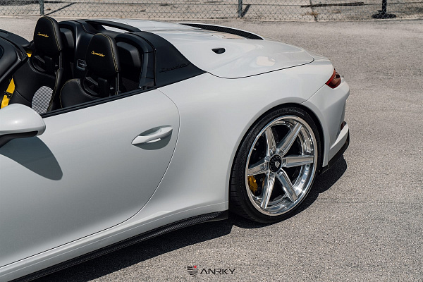Фото дисков Anrky AN36-S Полированный лак на Porsche 911 VII