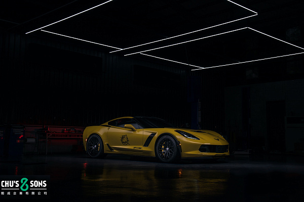 Фото дисков HRE 300M Черный сатин на Chevrolet Corvette C7