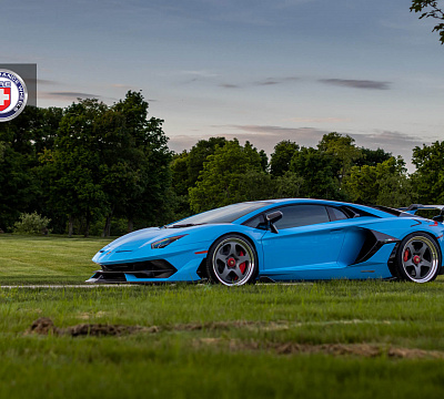 Фото дисков HRE 527 на Lamborghini Aventador