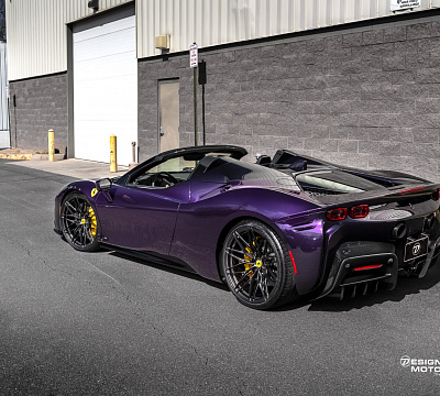 Фото дисков Vossen S21-02 на Ferrari SF90