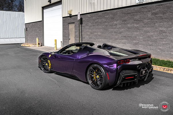 Фото дисков Vossen S21-02 Глянцевый тонированный лак на Ferrari SF90