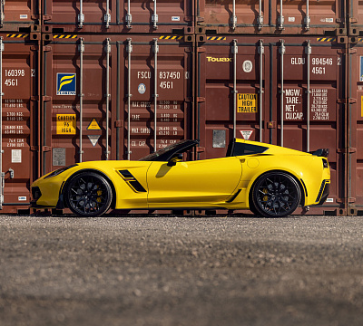 Фото дисков Vossen HF-2 на Chevrolet Corvette C7