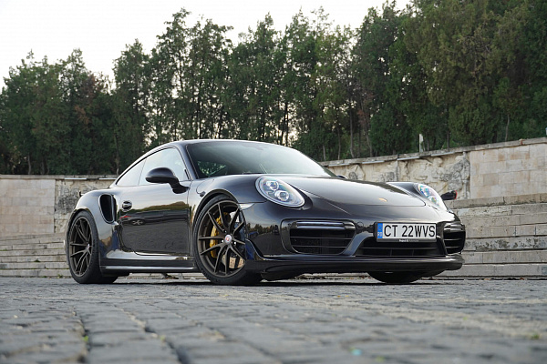 Фото дисков HRE P101 Сатиновая бронза на Porsche 911 VII