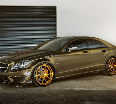 Фото дисков Strasse Wheels SM5 Deep Concave на Mercedes-Benz CLS (C218)