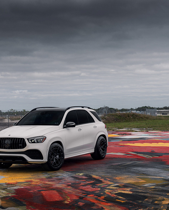 Фото дисков HFX-1 (5-Lug) Черный сатин на Mercedes-Benz GLE II