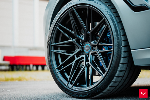 Фото дисков Vossen HF-7 Черный глянец на BMW X6/X6 M (G06/F96)