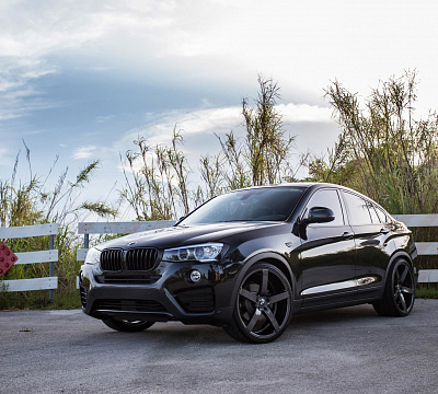 Фото дисков Vossen CV3 на BMW X4 (F26)