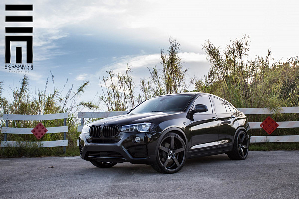 Фото дисков Vossen CV3 Глянцевый графит на BMW X4 (F26)