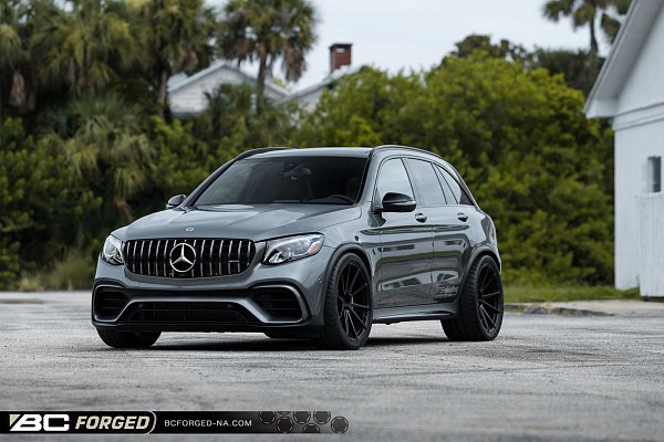 Фото дисков BC Forged EH173 Черный матовый на Mercedes-Benz GLC (X253, C253)