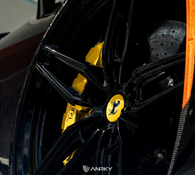 Фото дисков Anrky AN17 на Ferrari SF90