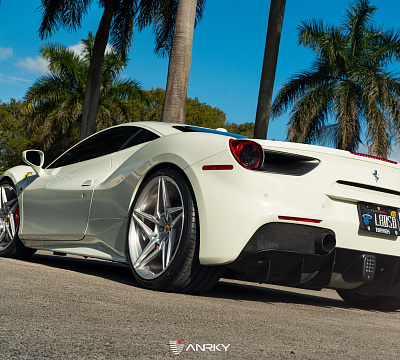 Фото дисков Anrky S1-X3 на Ferrari 488