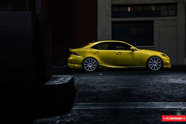 Фото дисков Vossen CVT Серебро на Lexus IS II