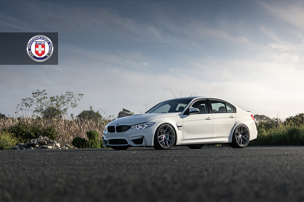 Фото дисков HRE P101SC Глянцевый темный лак на BMW 3/M3 (F3x/F80)