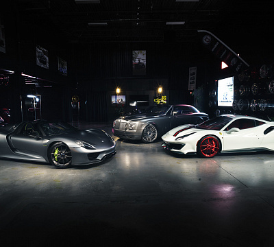 Фото дисков Vossen EVO-2 на Porsche 918 Spyder