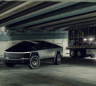 Фото дисков Vossen LC3-11 на Tesla Cybertruck