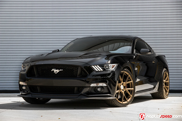 Фото дисков Vossen VFS-10 Глянцевая бронза на Ford Mustang VI