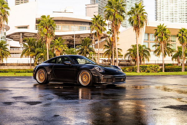 Фото дисков Strasse Wheels SC20 Track Сатиновое золото на Porsche 911 VIII