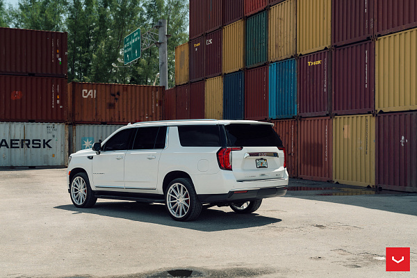 Фото дисков Vossen HF6-1 Серебро на GMC Yukon V