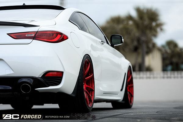 Фото дисков BC Forged RZ39 Красный глянец на Infiniti Q60 II