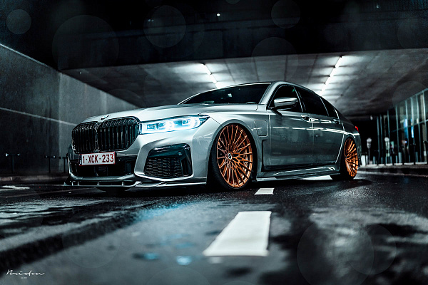 Фото дисков Brixton Forged HS1 Сатиновая медь на BMW 7 (G11/G12)
