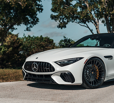 Фото дисков Vossen S17-04 на Mercedes-Benz SL (R232)