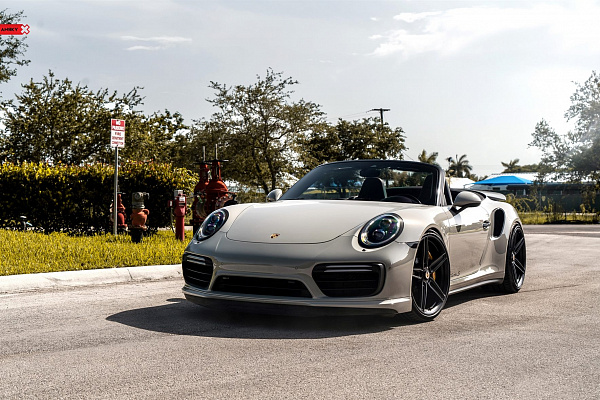 Фото дисков Anrky AN15 Черный сатин на Porsche 911 VII