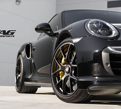 Фото дисков HRE P101 на Porsche 911 VII