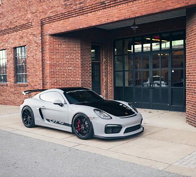 Фото дисков Brixton Forged R11-R на Porsche Cayman II