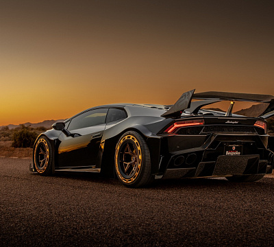 Фото дисков Brixton Forged PF7 Aerotech на Lamborghini Huracan