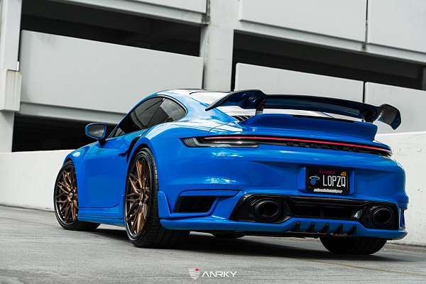 Фото дисков Anrky S3-X1 Сатиновая бронза на Porsche 911 VIII