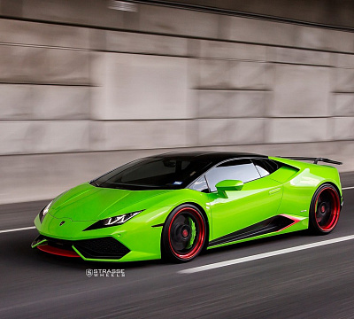 Фото дисков Strasse Wheels SV1 Deep Concave FS на Lamborghini Huracan